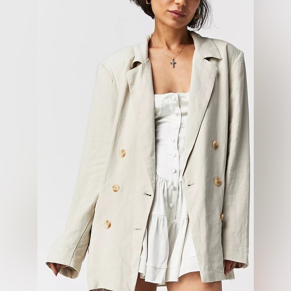 10. Free People Olivia Blazer NWT Size XS - Picture 12 of 14